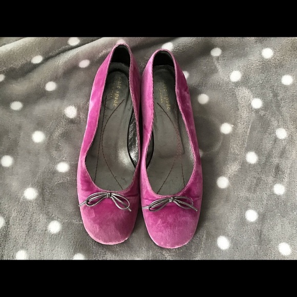 💖Host Pick💖 Kate Spade Velvet flats - Picture 4 of 10